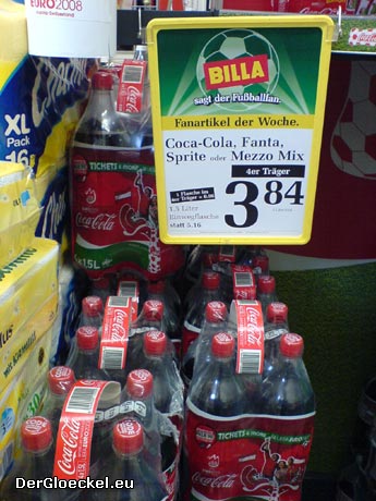 eklatanter Preisunterschied zu COCA COLA im Supermarkt