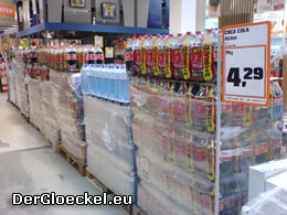 Paletten in Laufmeter täuschen den Konsumenten auf psychologische Weise über ein vermeintlich günstiges Angebot